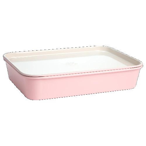 Paris Hilton 4-Piece Ceramic Nonstick Bakeware Set for Kitchen with Baking Sheet