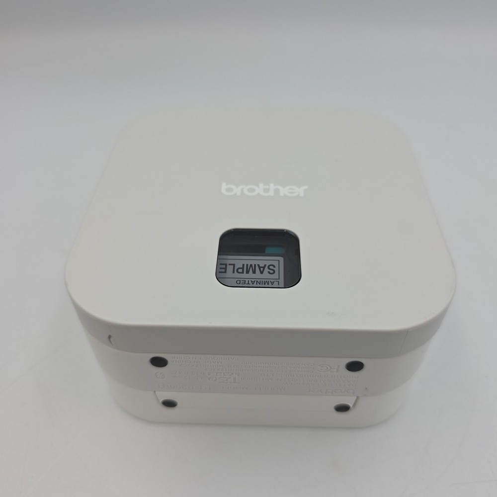 Brother P-Touch PT-P300BT Cube Smartphone Bluetooth Wireless TESTED