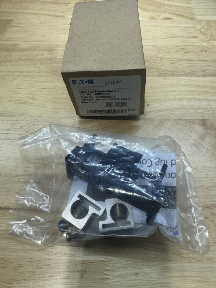 Eaton MCBK225 Load Lug Conversion Kit New In Box