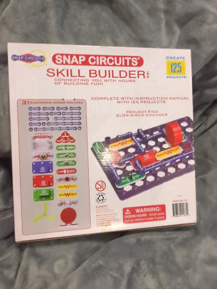 Snap Circuits Skill Builder, 125 STEM Projects,