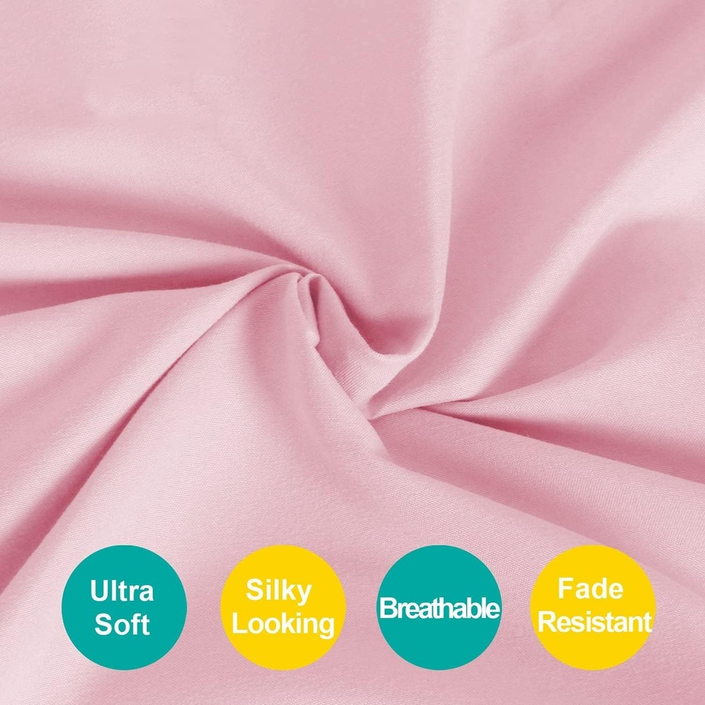 4-Pack Fitted Pack N Play Sheets Soft & Breathable Baby Sheets Multi-Colors