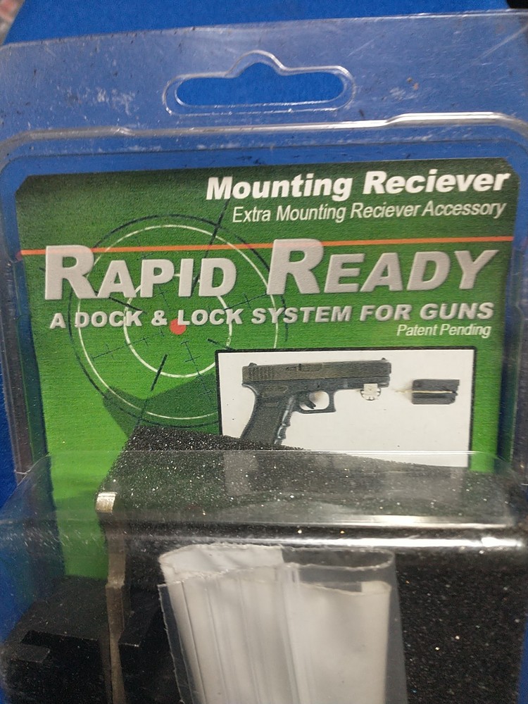 RAPID READY DOCK & LOCK SYSTEM FOR GUNS MOUNTING RECEIVER TRINITY HANDGUN NOS