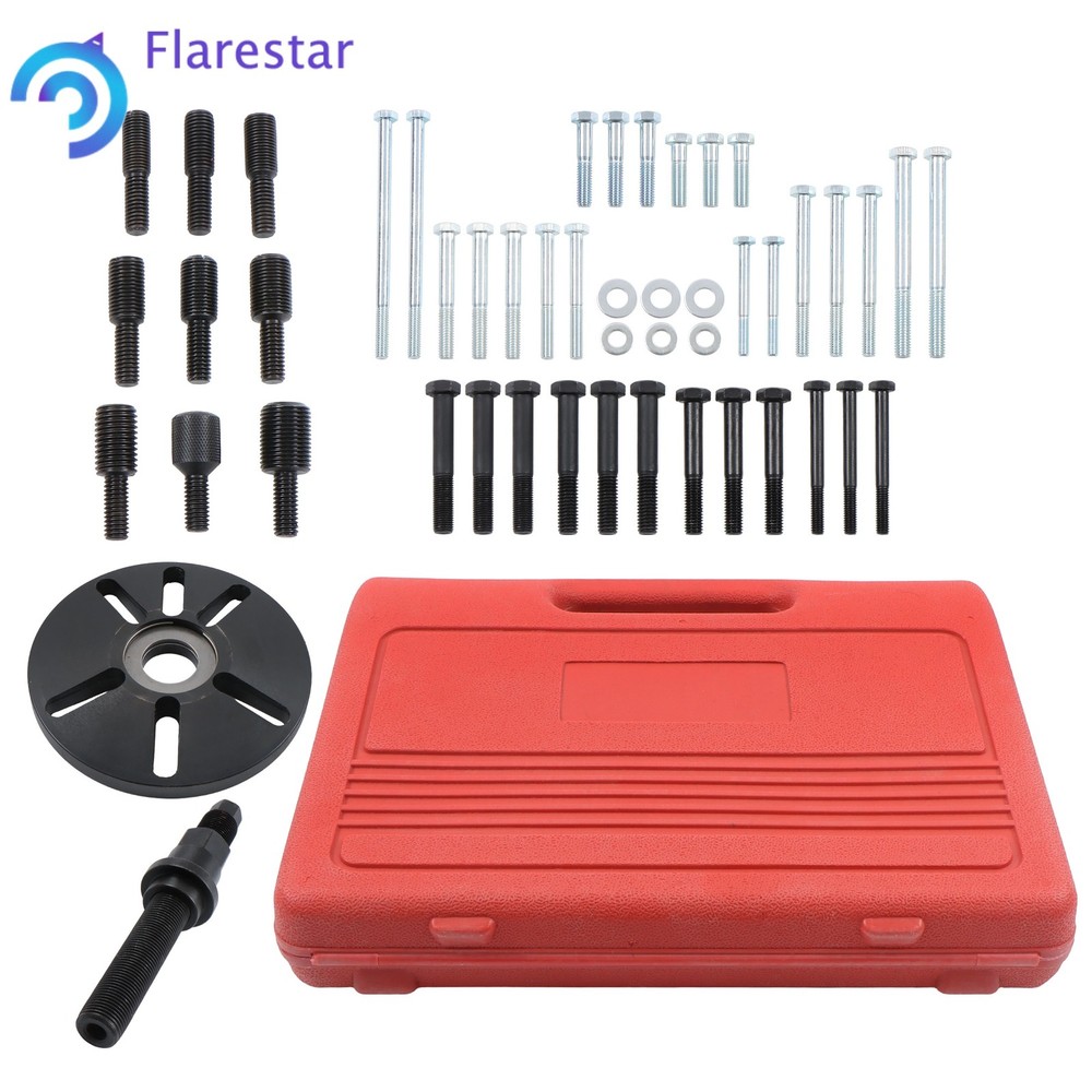 New Harmonic Balancer Puller Removal & Install Tool Flywheel Crankshaft Kit