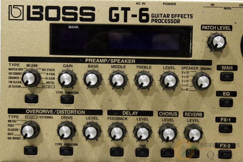 BOSS GT-6 Guitar Effects Processor Multi-Effects Unit COSM Used