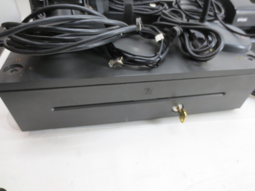 Pole Mounted POS System - Engage One by HP w/ Printer, Scanner, Register & CC