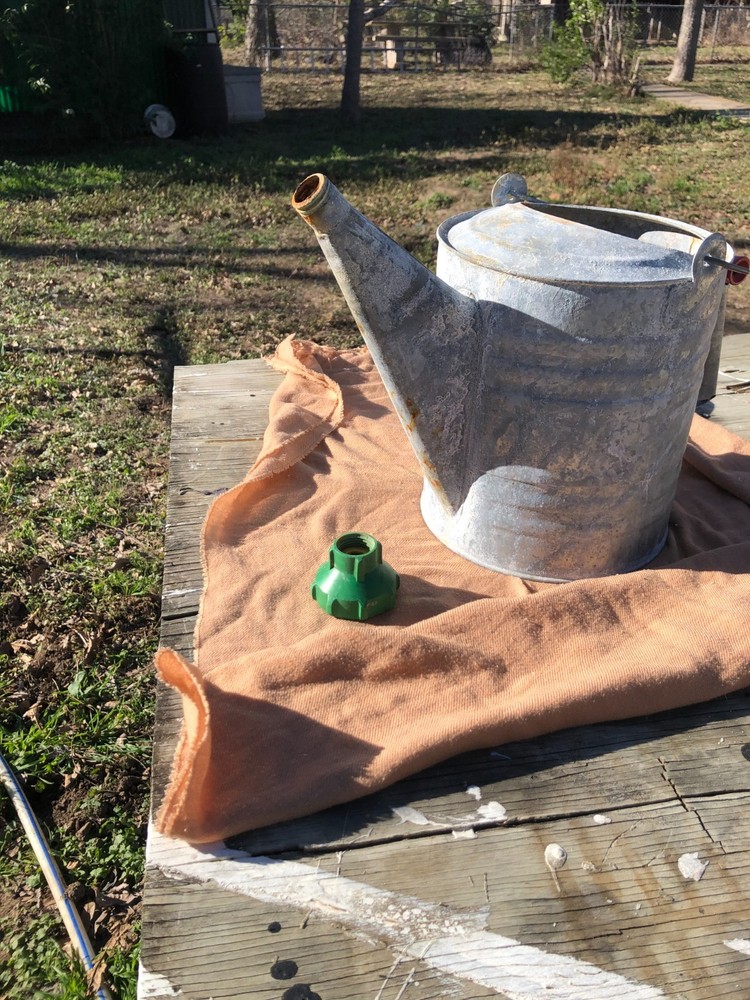 Galvanized Metal Water Can