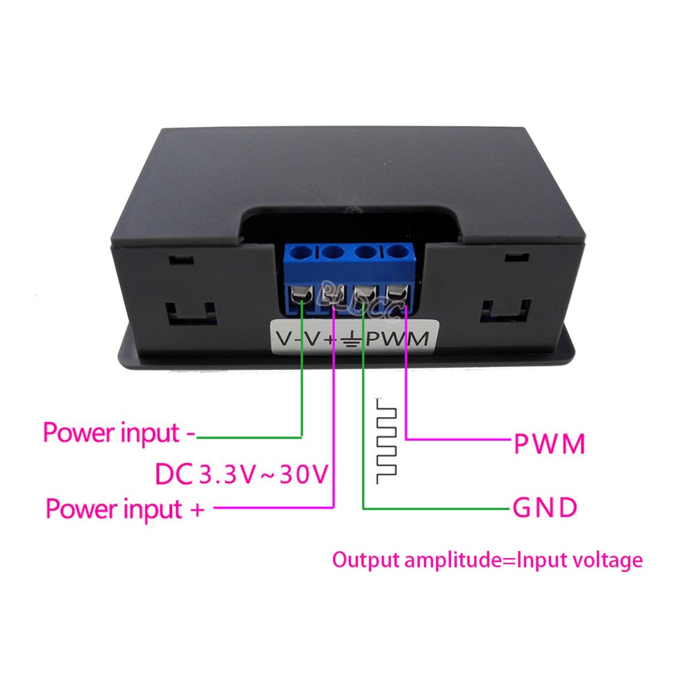 2x Signal Generator PWM Pulse Frequency Duty Cycle Adjustable Square Wave Module