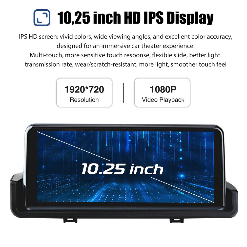 10.25" Linux Car Stereo Apple CarPlay For BMW 3 Series E90 E91 E92 E93 2006-2011