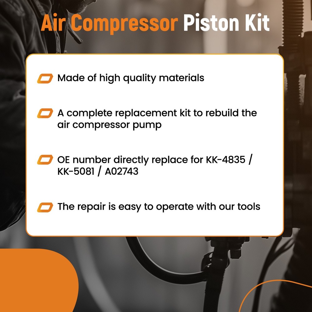 Compressor Piston Connecting Rod Replacement Kit for Sears Craftsman KK-4835