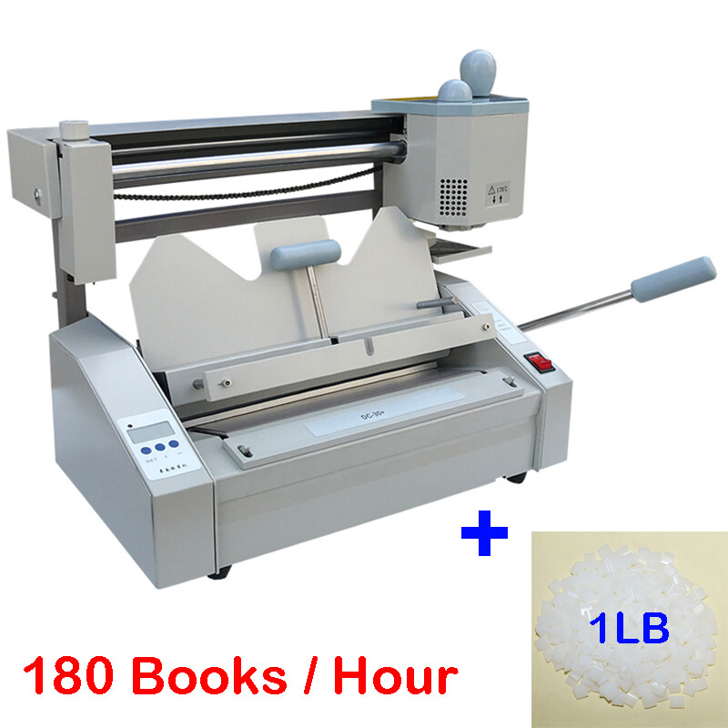 New - Pro A4 Book Binding Machine Wireless Hot Glue Book Binder High Speed