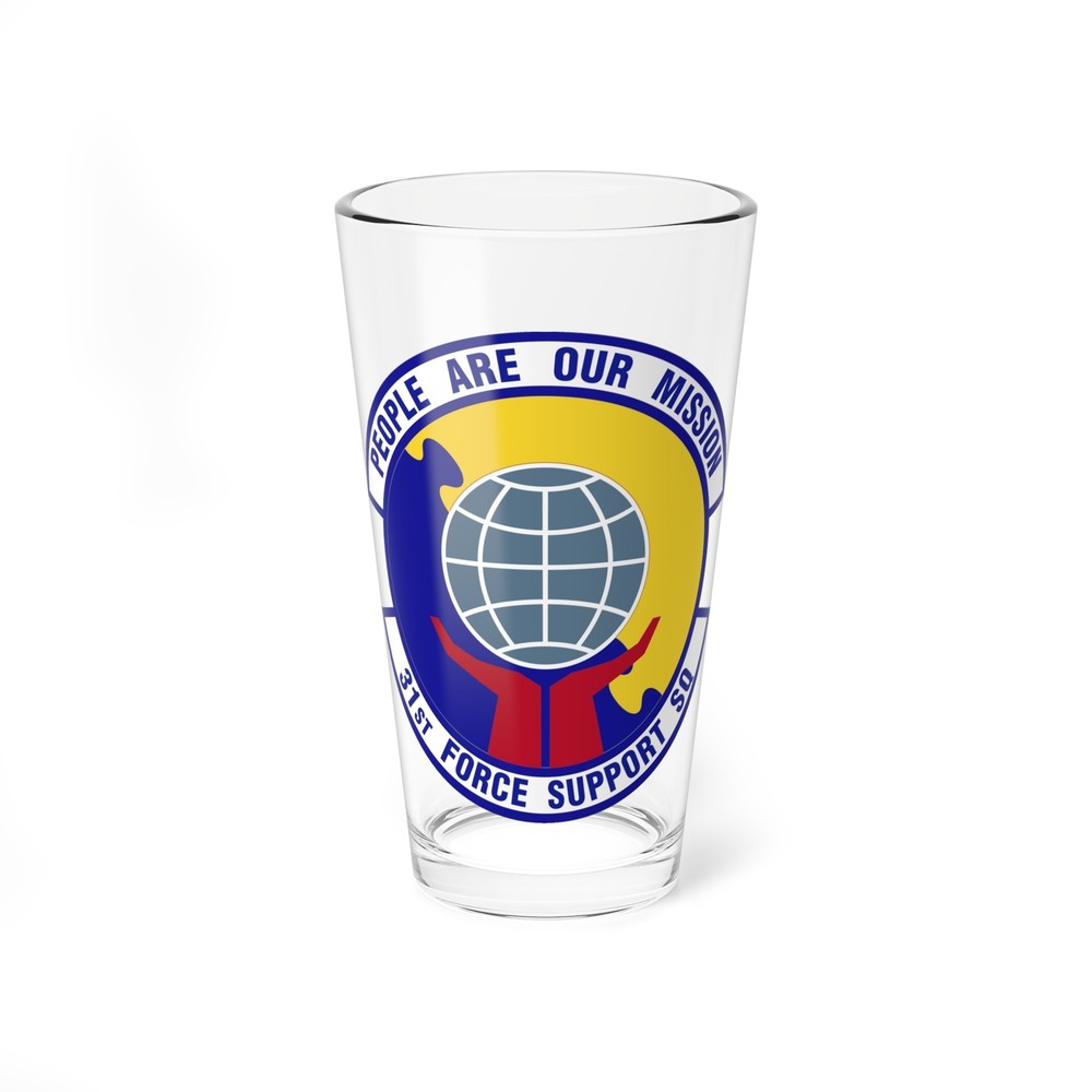 31st Force Support Squadron (U.S. Air Force) Pint Glass 16oz