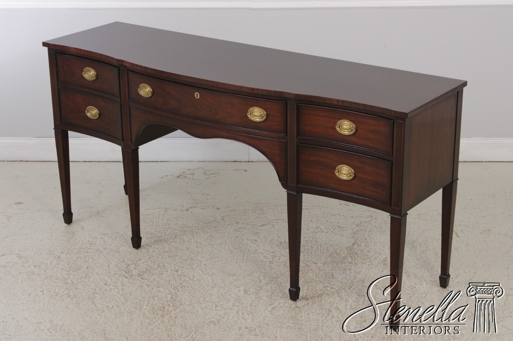 L70438: KINDEL Mahogany Hepplewhite Style Sideboard Buffet