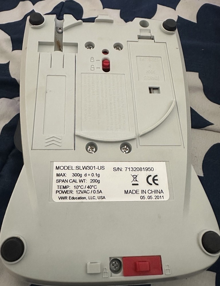 VWR Precision Top Loading Scale SLW301-US