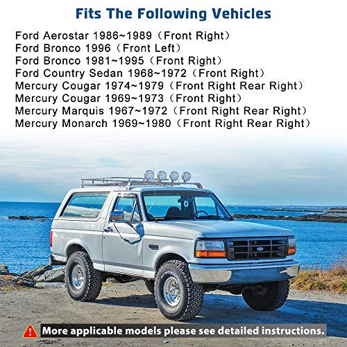 Power Window Lift Motor Replacement Compatible with Ford Front Right Side