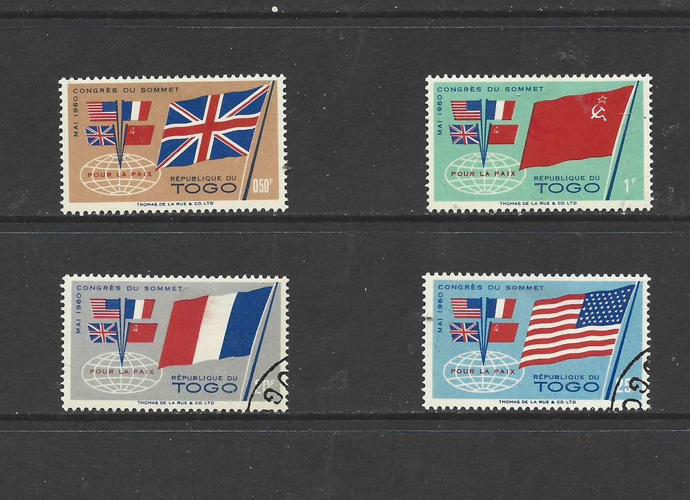 TOGO - 1960 Summit Conference in Paris - MIXED COMPLETE SET.