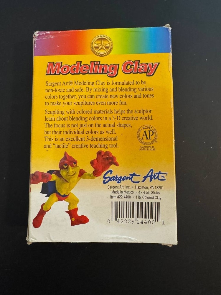 Sargent Art 22-4000 1lb Solid Modeling Clay