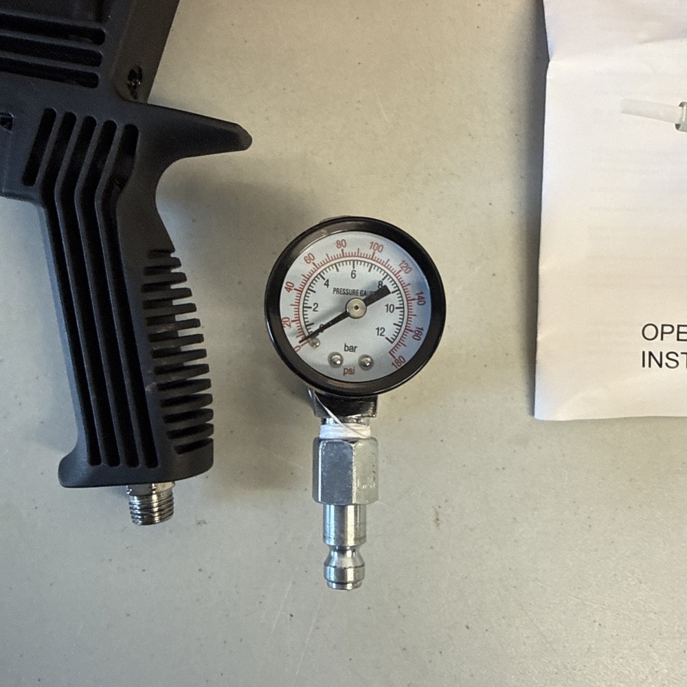 Gravity Feed Sand Blaster Gun Kit, Spray Blasting, Regulator