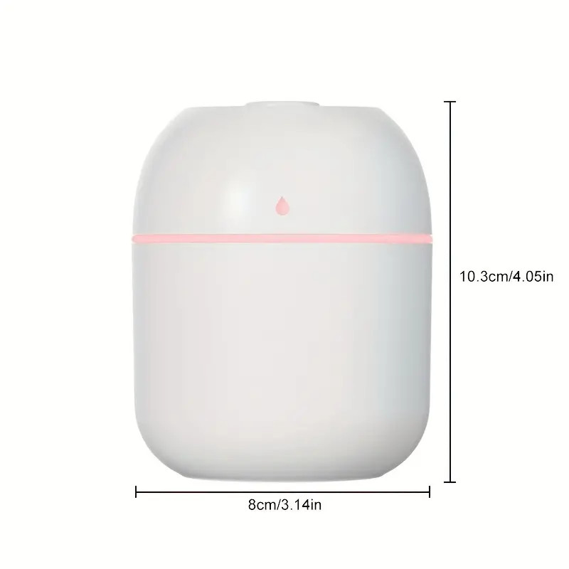Dual Mist Modes & Essential Oil Diffuser Compact Mini USB Car Humidifier - New