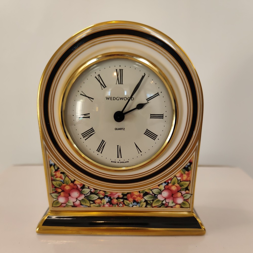 Wedgwood Clio Bone China Mantel Clock