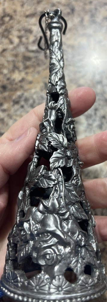 Vintage SILVER PLATED Christmas Tree Candle Holder