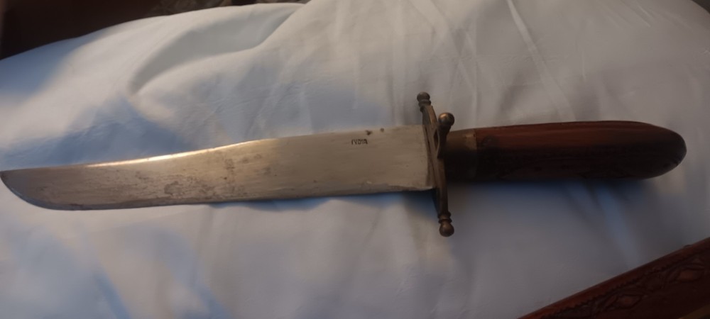 antique indian fork and knife