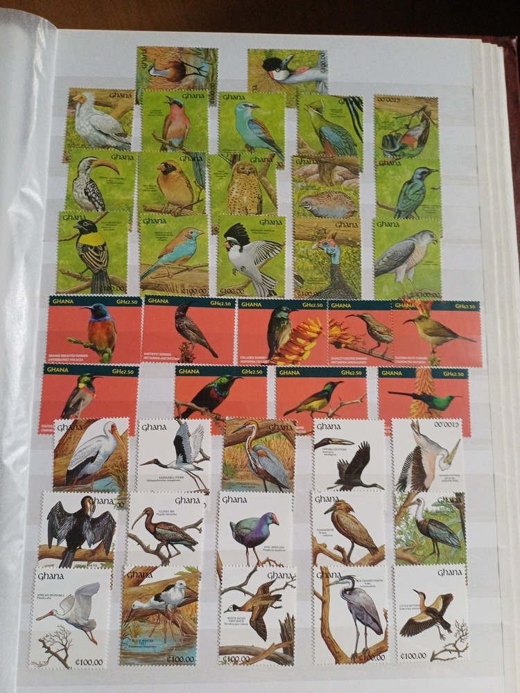 Birds Stamps MNH Collecion 3×Sets