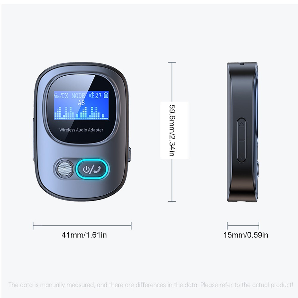 Portable Bluetooth Transmitter Receiver Wireless Audio Aux Adapter 3.5mm Jack