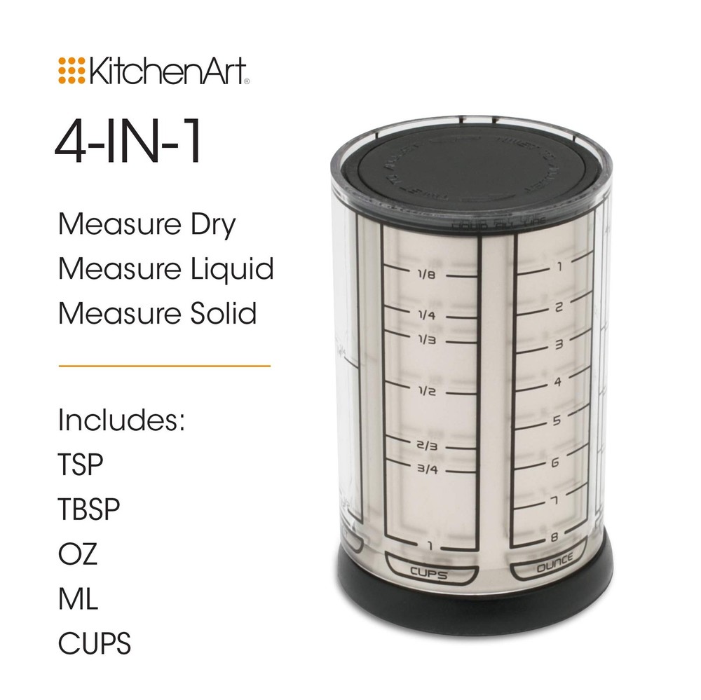 KitchenArt Pro 1 Cup Adjust-A-Cup, Satin