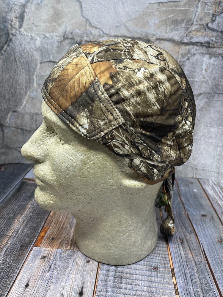 Realtree Edge Tree Leaf Moisture Wicking Microfiber Camouflage Headwrap Cap Hat