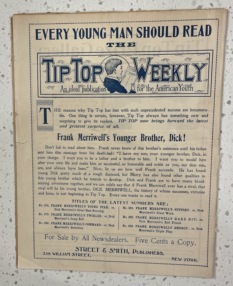 1901 Tip Top Weekly News Publication