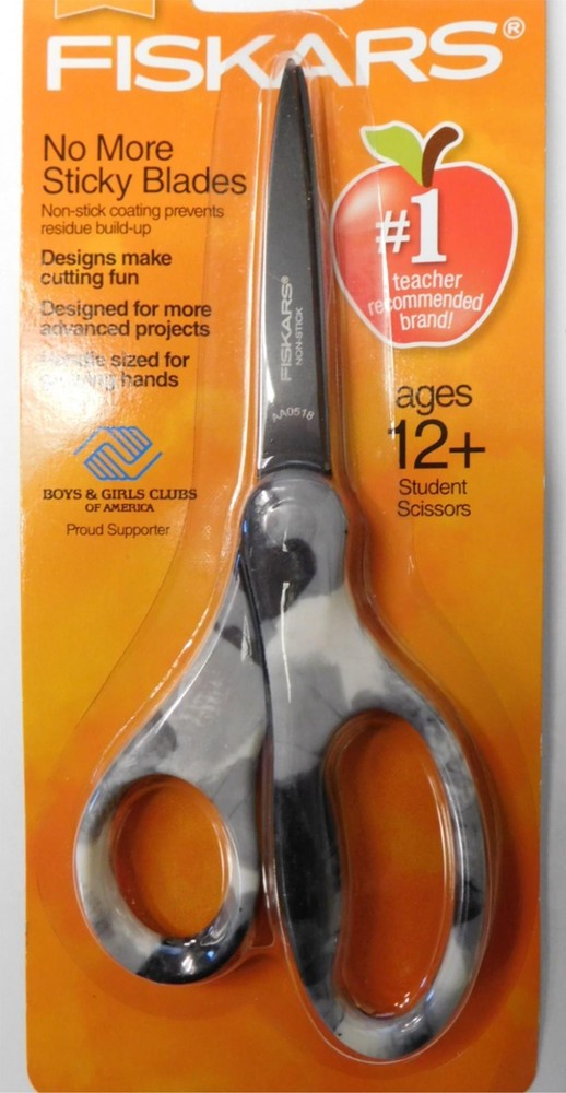 Fiskars 124582-1001 7" Student Precision Scissors Non-Stick Coating (assorted)