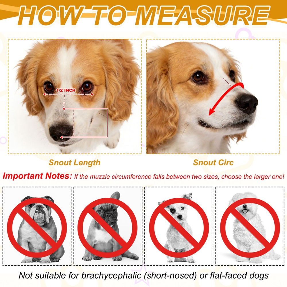 2Pcs Dog Muzzle Soft Mesh Muzzle Mouth Guard Cover Black Pink M