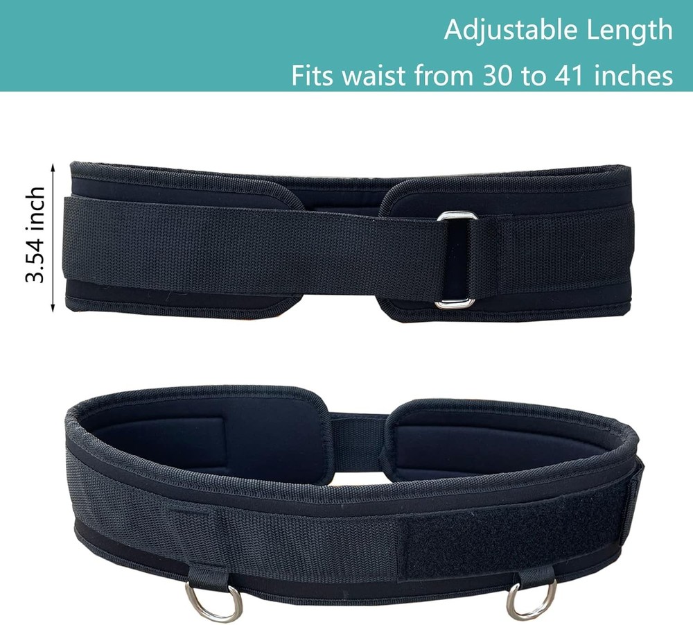 Weighted Training Waist Belt for Pulling Sled and Tires,Weight Sled Pulling Stra