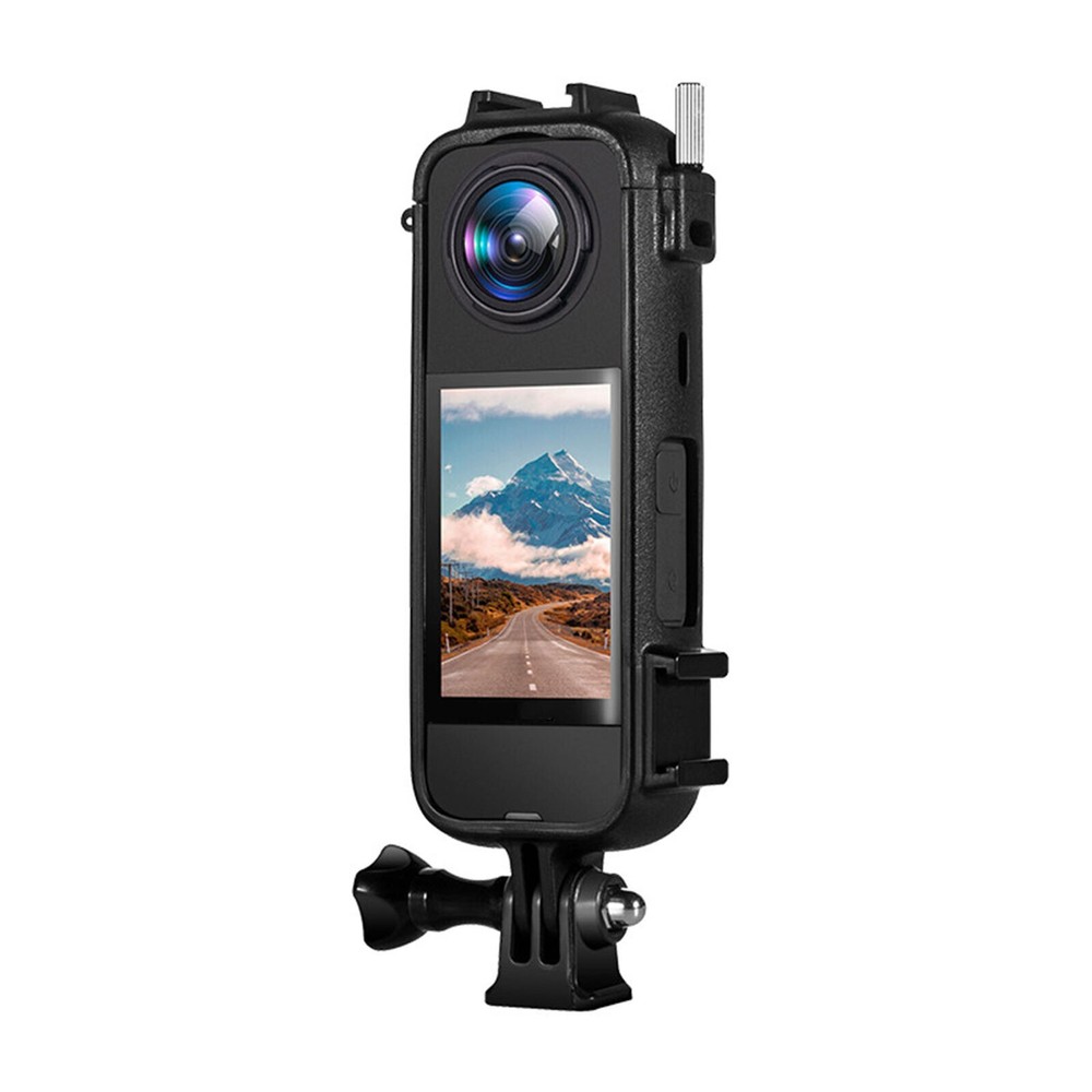 Action Camera Cage Plastic Anti Fall Camera Protective Frame with Cold Shoe