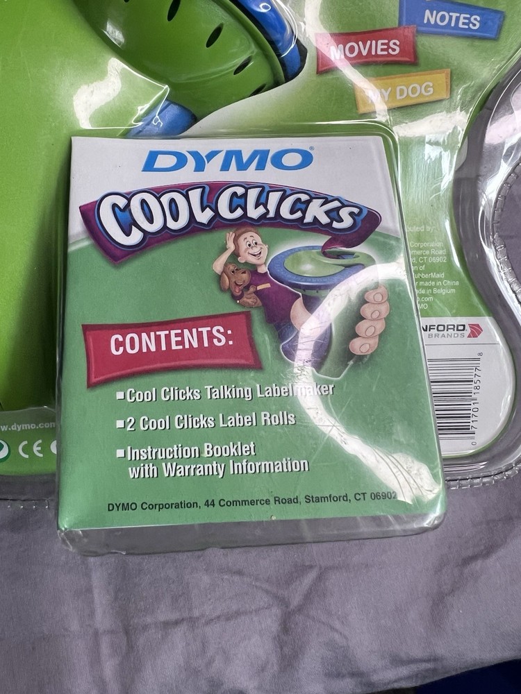 Dymo Cool Clicks Talking Label Maker New In Package 2006
