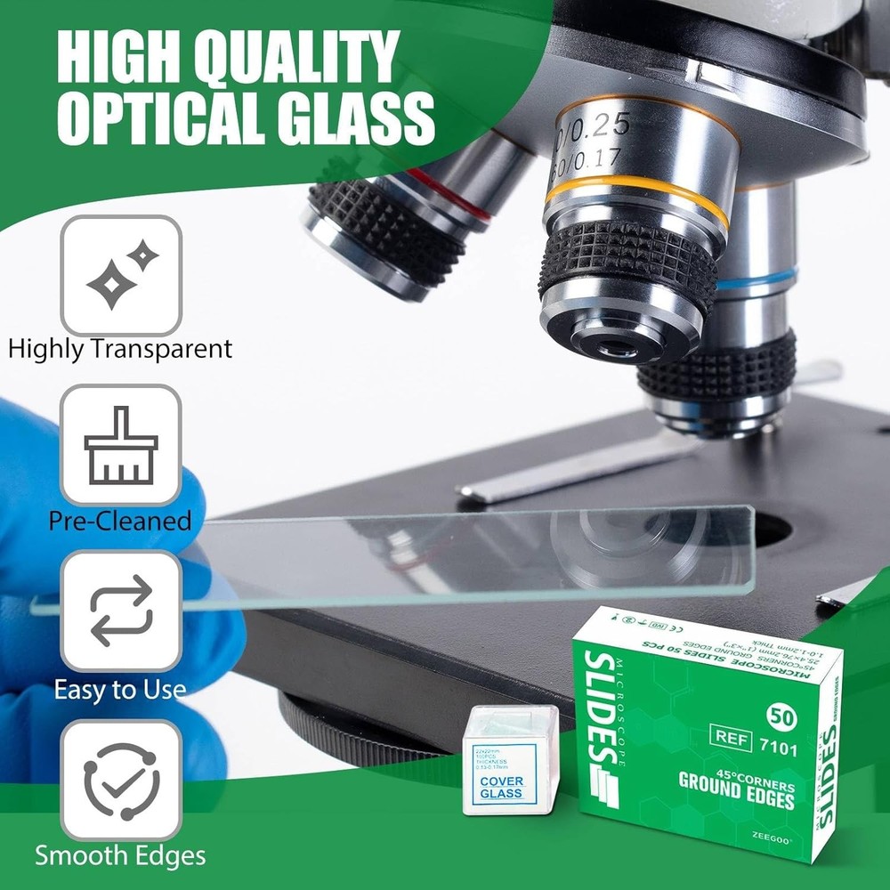 Microscope Slides, Pre-Cleaned Ultra-Clear Blank Microscope Slides and Covers ?