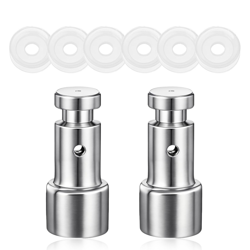 2 PCS Pressure Cooker Parts, Universal Replacement Normal size, Silver