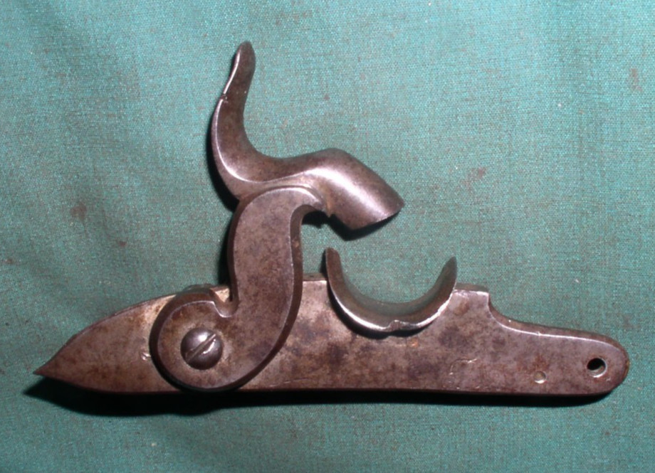 Unknown Original Percussion Pistol? LOCKPLATE & HAMMER TJ7326