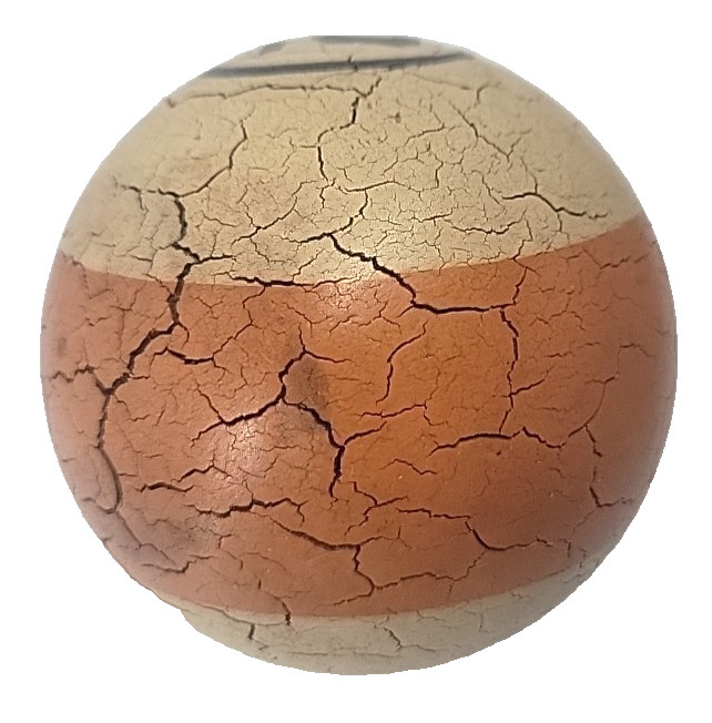 Vintage Clay Billiard Ball #13