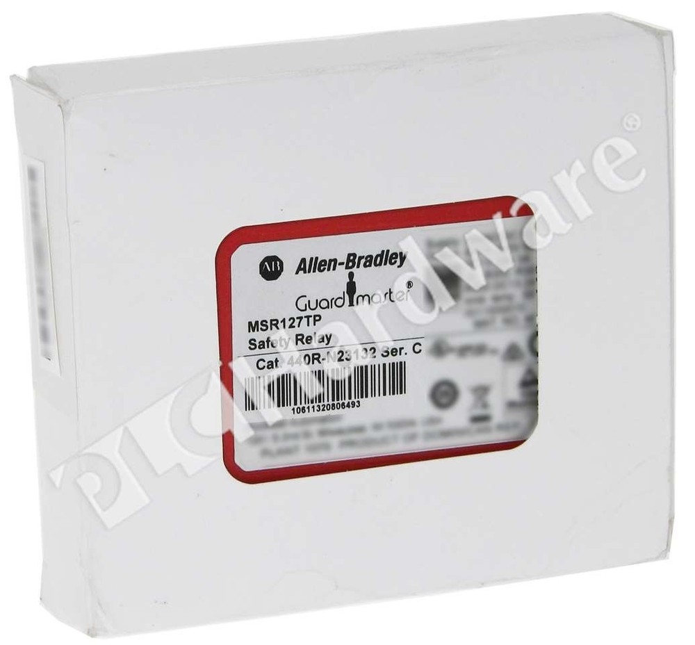 Open Pre-owned Allen Bradley 440R-N23132 /C MSR127TP Minotaur 24V Safety Relay