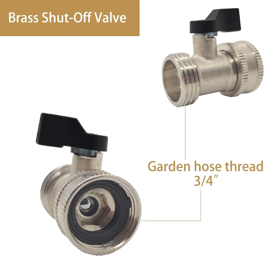 All Metal RV Water Heater Tank Rinser | RV Hot Water Tank Flush Wand | Cleanses