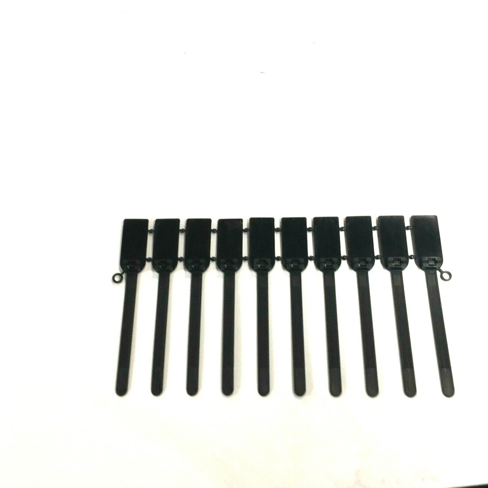 980N-W, Black Security Tags, (Pack of 20)