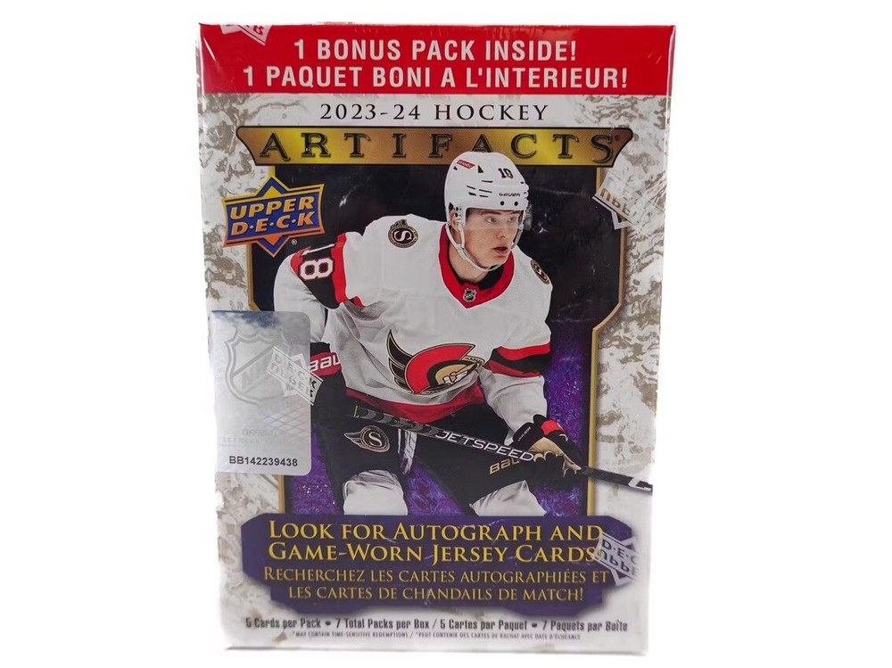 2023/24 Upper Deck Artifacts Hockey 7-Pack Blaster Box