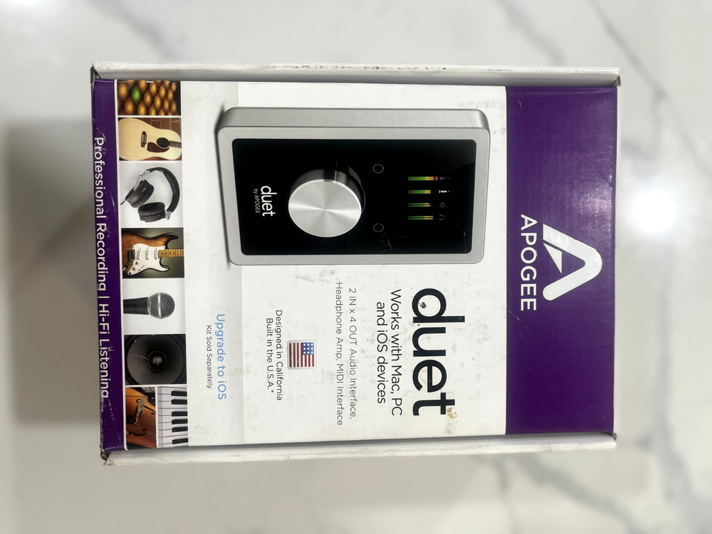 Apogee Duet 2 USB Interface - COMPLETE Bundle Box + 2 Breakout Cables - Unused