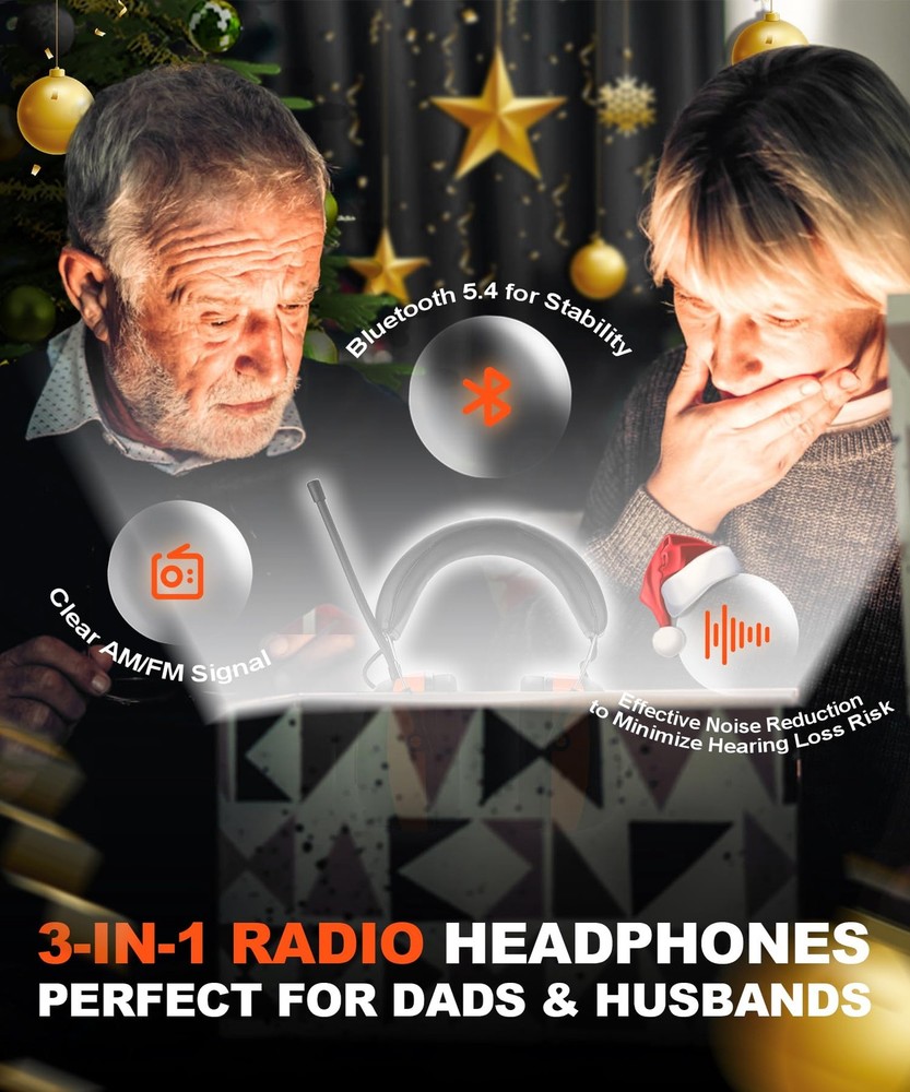 PROHEAR 033 2.0 Upgraded Bluetooth Hearing Large, Af/Fm+bluetooth-orange