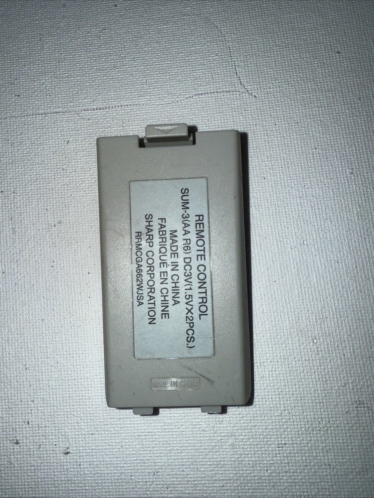Sharp Remote Control RRMCGA662WJSA