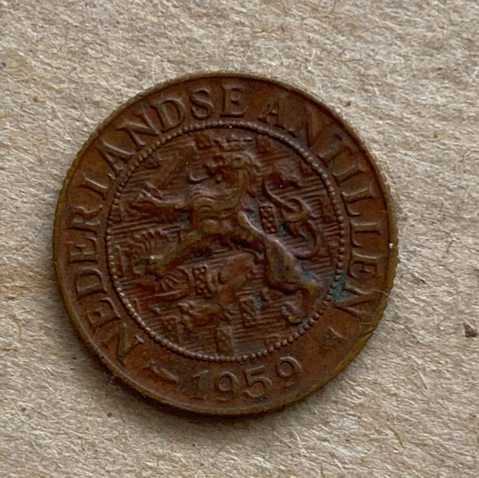 Netherlands Antilles, 1 Cent, 1959, KM#1