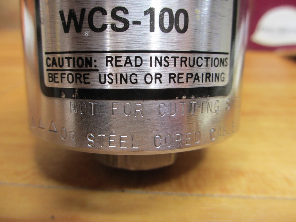 Enerpac WCS-100 *USED NICE* Strux Cable Cutter CS-100