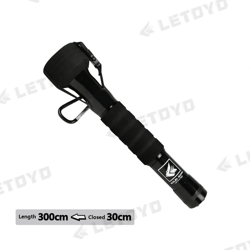 Squid Gaff Stainless Steel Six Hook Corrosion Preventive Retractable Squid Hook