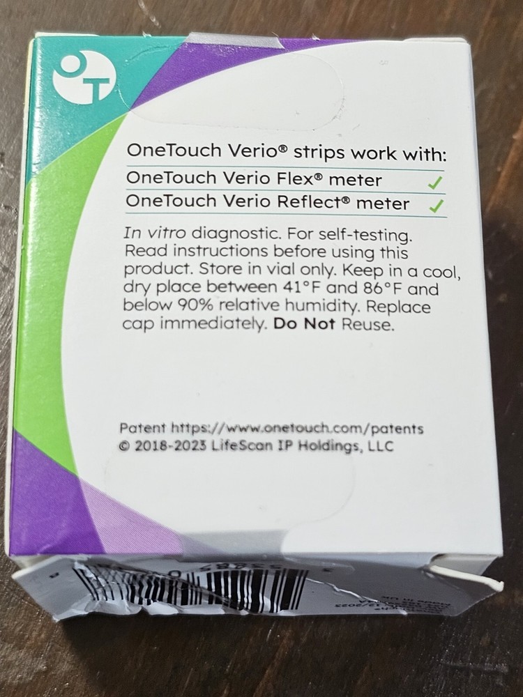 OneTouch Verio 30 Test Strips NEW